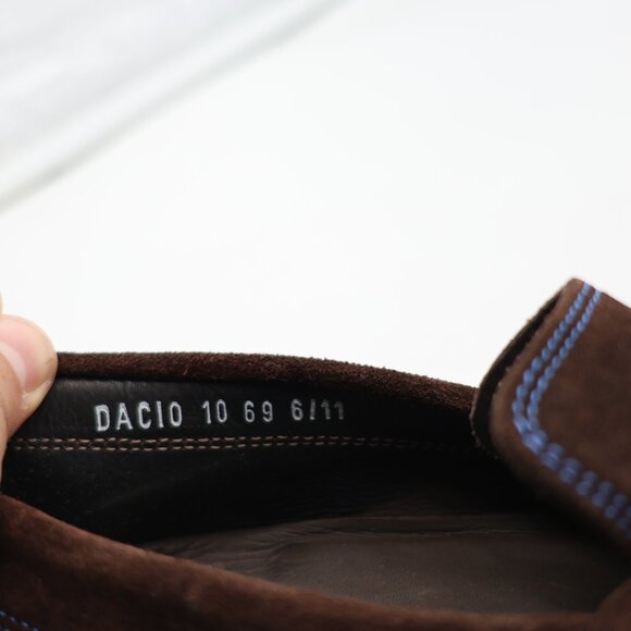 Donald J Pliner Dacio Men's Size 10 M Brown Suede Slip-On Shoes - Picture 4 of 11